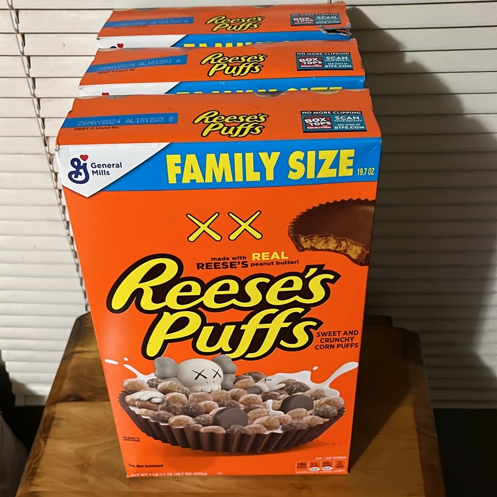 Kaws Reese’s Puffs family size